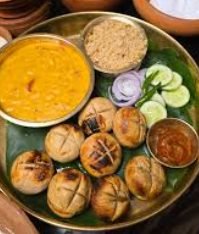 Traditional Dal Bati Churma